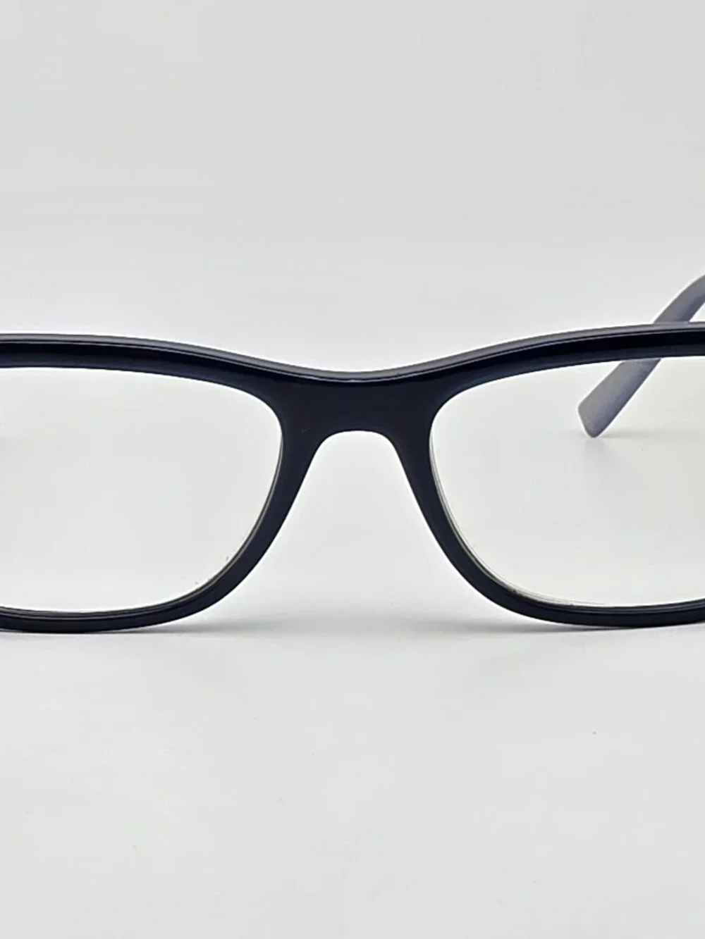 Armani Exchange AX3068 8302 Blue Glitter Eyeglasses Frame w/ Case Brazil 52mm